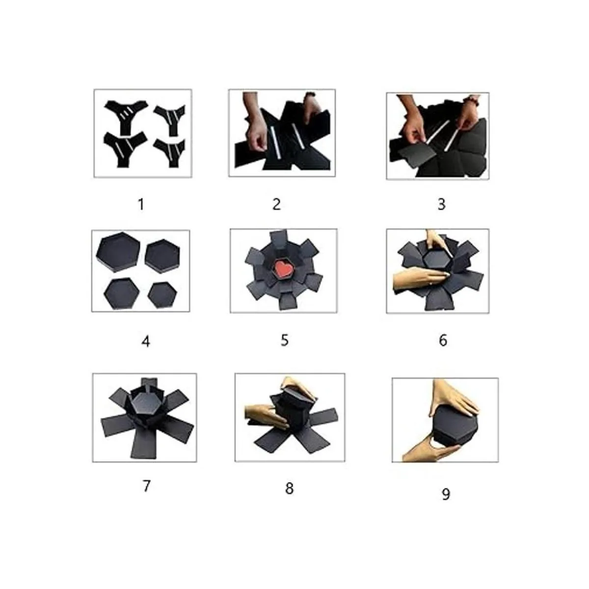 Juego de caja de regalo de explosión caja de álbum de_4