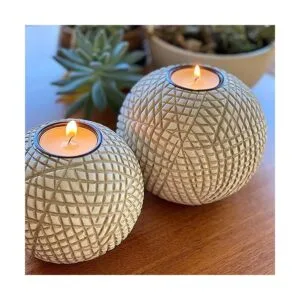 Luca Orb Portavelas 2 unidades caja de regalo centro