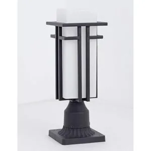 EERU Luces de poste para exteriores marco de metal_6