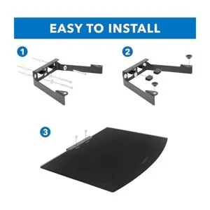 MounTIT Estante de cristal templado capacidad de 22_5