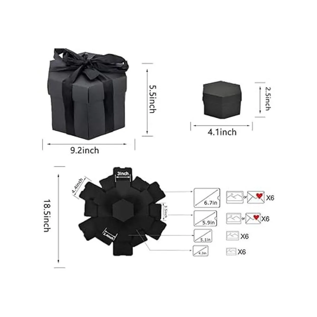 Juego de caja de regalo de explosión caja de álbum de_3