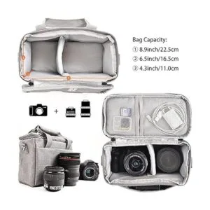 FOSOTO Funda para cámara con funda impermeable para lluvia