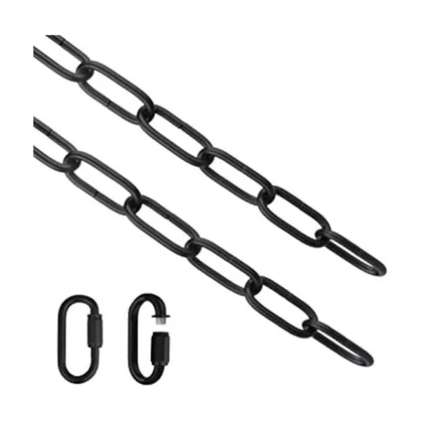 Helunsi Cadena de iluminación cadena de iluminación negra