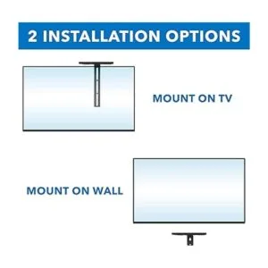 MounTIT Estante flotante de TV capacidad de 6.6 libras_3