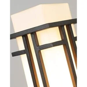 EERU Luces de poste para exteriores marco de metal_4