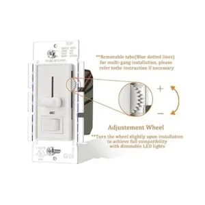 Cloudy Bay Interruptor de atenuación de pared con_3