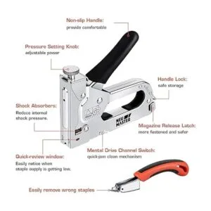 Pistola de grapas NEU MASTER de grapas 3 en 1_2