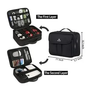 Matein Organizador de electrónica impermeable funda de_2