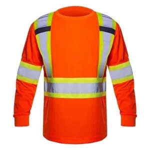 FONIRRA Camiseta de seguridad de manga larga reflectante