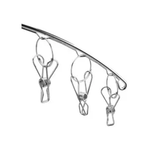 Suwimut Paquete de 6 percheros de acero inoxidable con 10_3