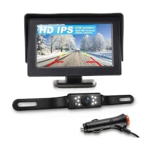 JPP Kit de cámara de respaldo HD y monitor sistema de_1