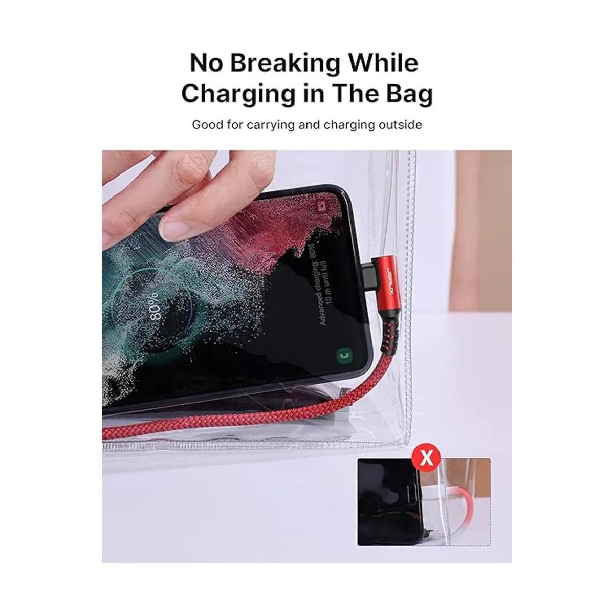 JSAUX Cable USB C Paquete de 2 cables de 6.6 pies_4