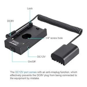 Fomito NPF970 F960 F750 F770 F550 Adaptador de batería de_2