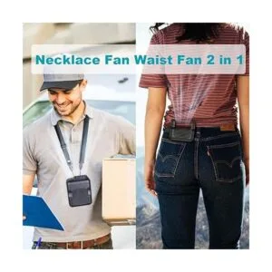 SLENPET Ventilador portátil con clip de cintura_2