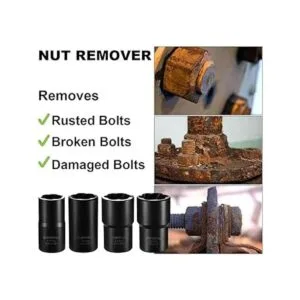 Spurtar Juego de 5 piezas de tuercas giratorias removedor