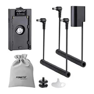 Fomito NPF970 F960 F750 F770 F550 Adaptador de batería de_1