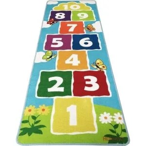 Hopscotch Alfombra infantil antideslizante para niños y_1