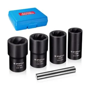Spurtar Juego de 5 piezas de tuercas giratorias removedor