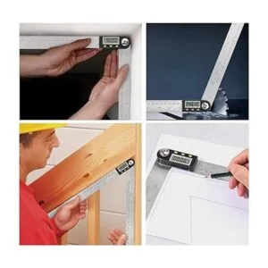 Neoteck Regla de transportador digital de acero