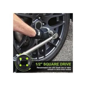 Spurtar Juego de 5 piezas de tuercas giratorias removedor