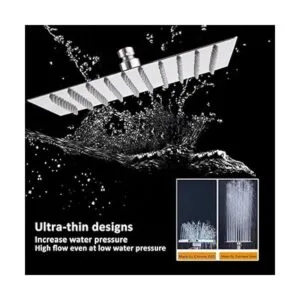 Rain Shower Head with 11 Adjustable Extension Arm Large_5