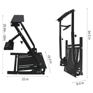 Soporte para volante de carreras altura ajustable y_3