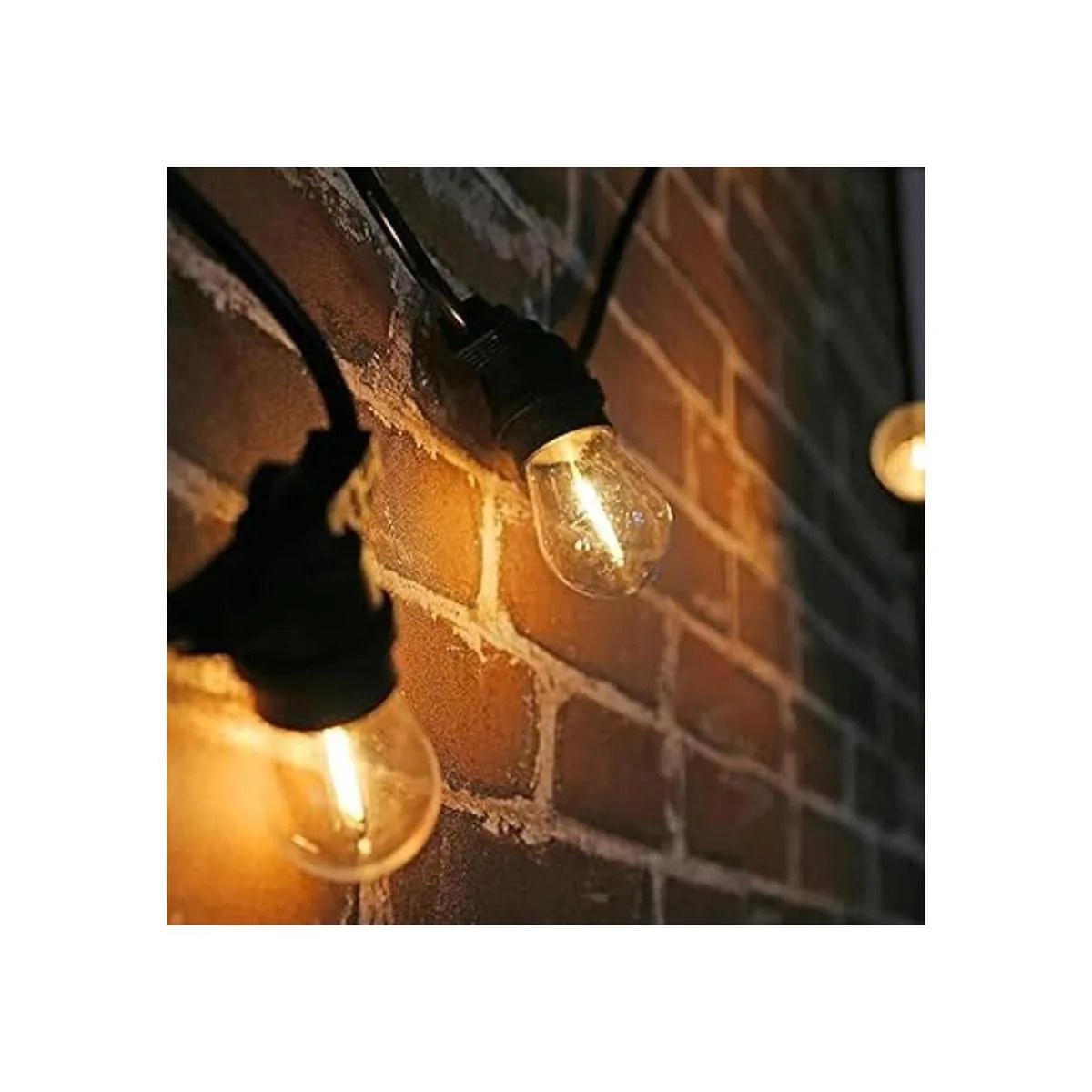 Cadena de luces LED S14 inastillables y impermeables