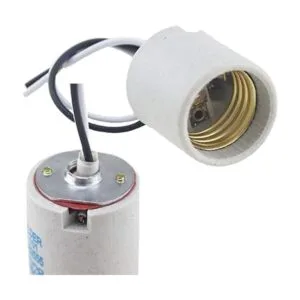 Rextin 10 soportes de bombilla estándar de cerámica para_3