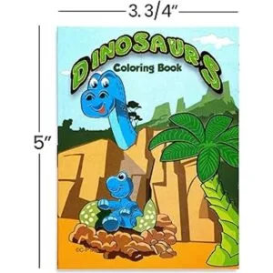 Mini libros de colorear de dinosaurios para niños paquete_3
