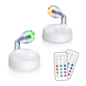 Foco inalámbrico funciona con pilas con control remoto_1