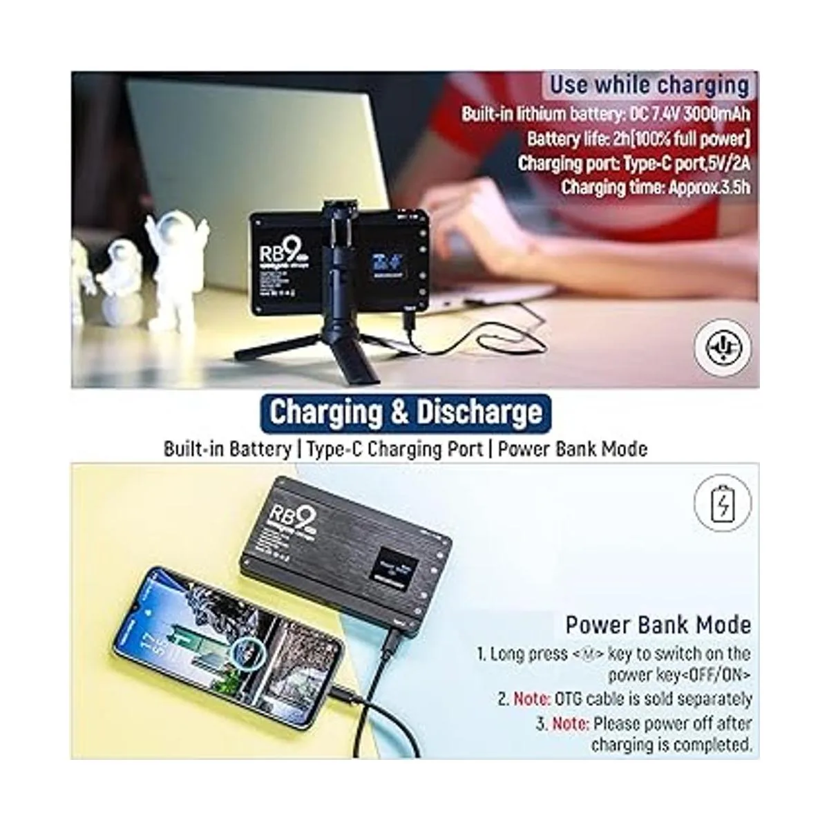 Luz de video de cámara RGB control de aplicación_3