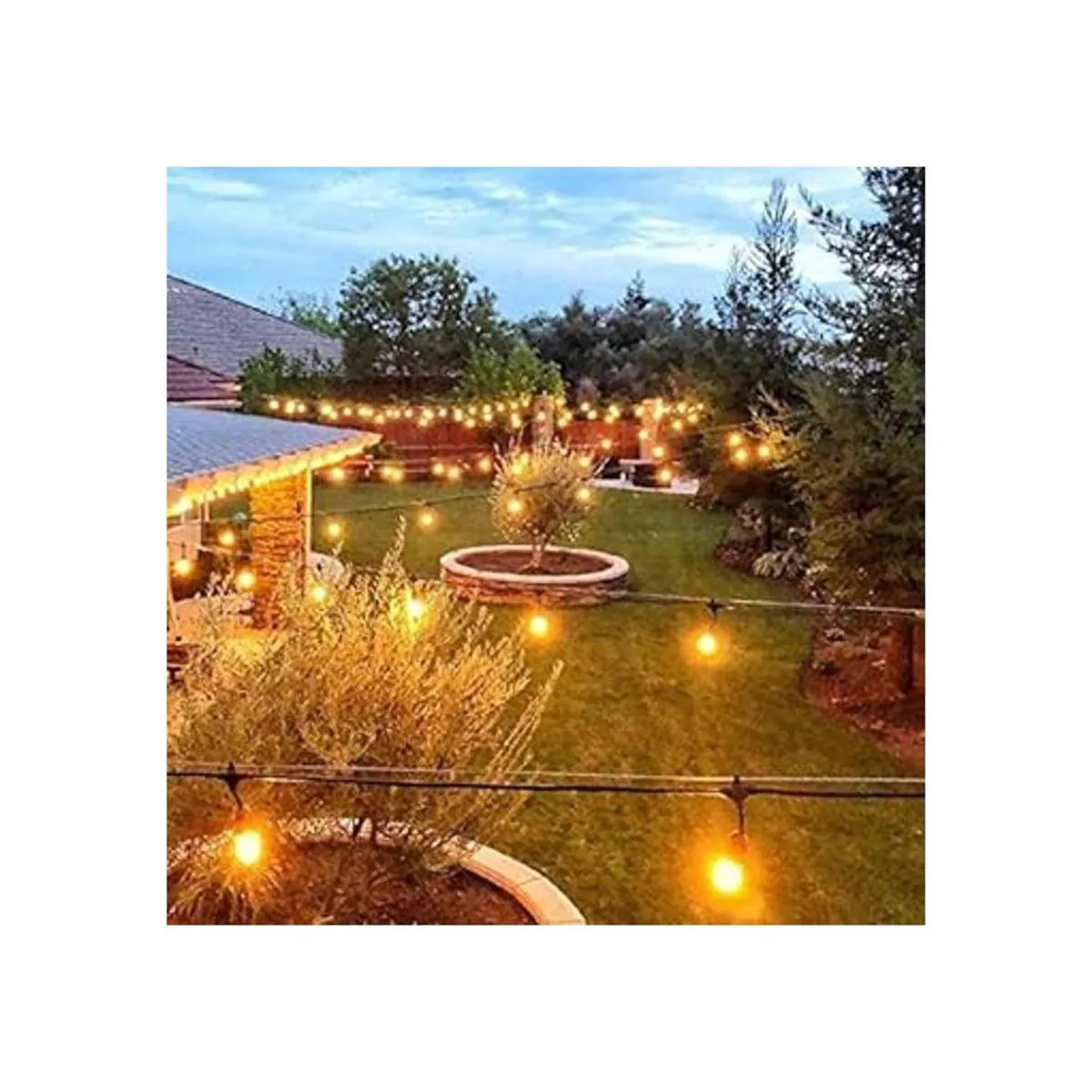 Cadena de luces LED S14 inastillables y impermeables