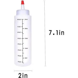 Paquete de 12 botellas de plástico de 8.5 fl oz botella