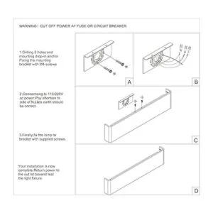 Lámpara de pared moderna Ralbay