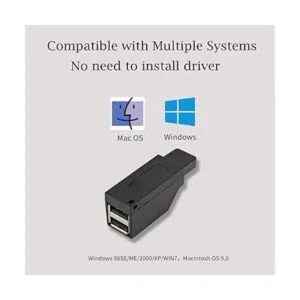 Exkokoro Hub de datos USB 3.02.0 de 3 puertos 2 puertos_3