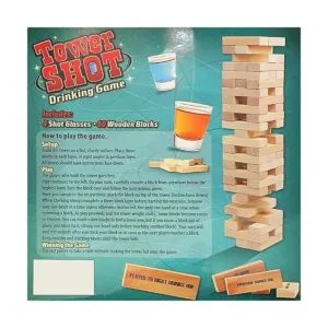 ArtCreativity Juego de beber en la Torre Tumbling Tower_4