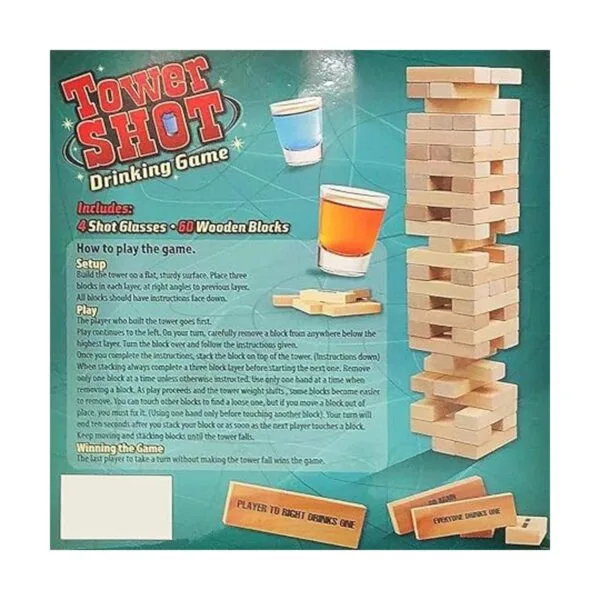 ArtCreativity Juego de beber en la Torre Tumbling Tower_4