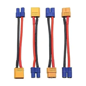 2 pares ShareGoo 3.9 in 14AWG XT60 a EC3 enchufe macho_1