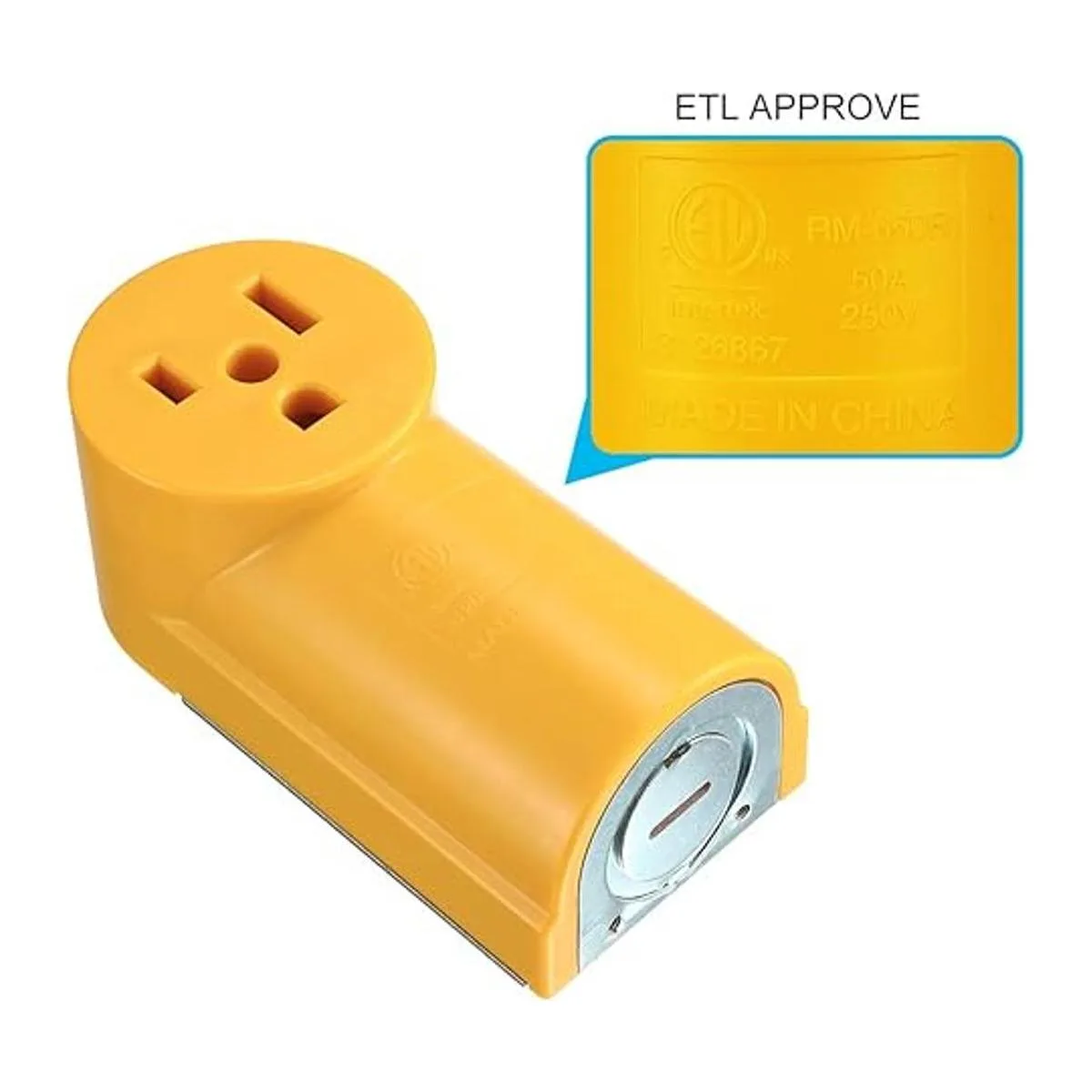 Miady NEMA 650R Receptáculo 50 amperios 125250 voltios_2