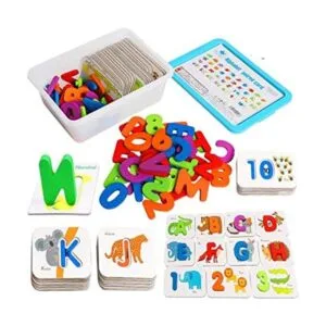 Juego de 73 tarjetas de memoria con números y alfabetos