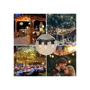 Cadena de luces LED S14 inastillables y impermeables