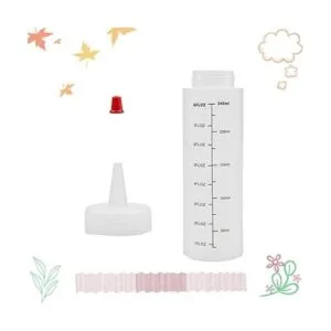 Paquete de 12 botellas de plástico de 8.5 fl oz botella