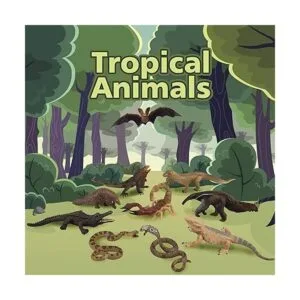 TOYMANY Juego de 10 figuras de animales de reptiles_3