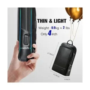 BOPAI Mochila de cuero unisex para laptop de negocios de_2