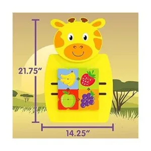Panel de pared de actividad de jirafa de Aprendizaje_2