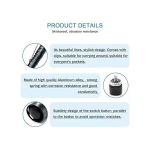 MOLAER Linterna de luz negra UV de 2 unidades Mini 395nm_3