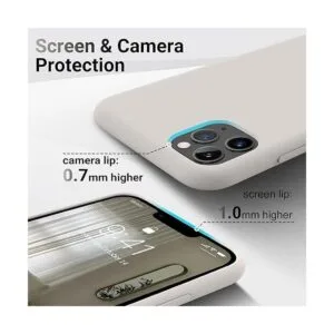 AOTESIER Funda de silicona líquida para iPhone 11 Pro Max_4