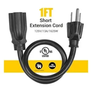DEWENWILS Paquete de 10 cables de extensión cortos cable_2
