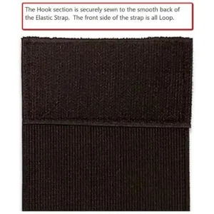 Correa elástica de gancho y bucle que añade longitud a la_2