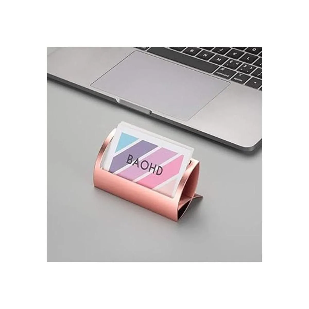 Portatarjetas de metal para escritorio soporte de_4